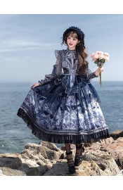 Yingluofu Angel's Garden Blouse and JSK(Pre-Order/Full Payment Without Shipping Cost)